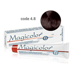 Vopsea de par Kleral Magicolor 4.8 Chestnut Brown 100ml