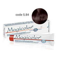 Vopsea de par Kleral Magicolor 5.84 Auburn Brown100ml