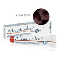 Vopsea de par Kleral Magicolor 6.35 Dark Warm Tobacco Blonde 100ml