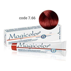 Vopsea de par Kleral Magicolor 7.66 Deep Redish Blonde 100ml