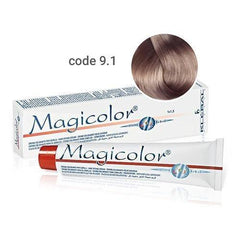 Vopsea de par Kleral Magicolor 9.1 Extra Light Ash Blonde 100ml