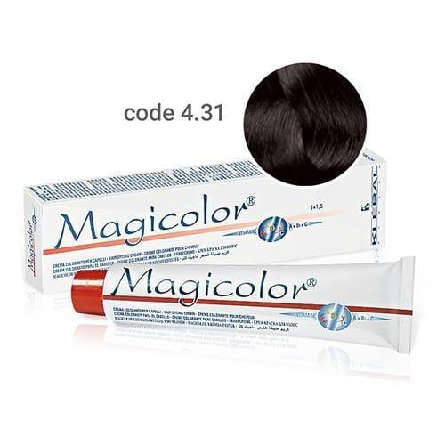 Vopsea de par Kleral Magicolor 4.31 Dark Chocolate 100ml