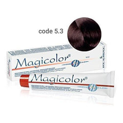 Vopsea  de par Kleral  Magicolor 5.3 Light Golden Brown 100ml