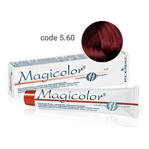 Vopsea de par Kleral Magicolor 5.60 Brilliant Light Reddish Brown 100ml