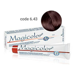 Vopsea de par Kleral Magicolor 6.43 Dark Tobacco Blonde 100ml