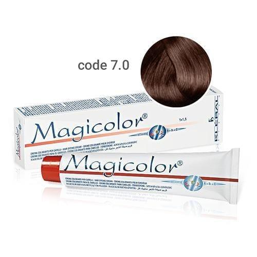 Vopsea  de par  Kleral Magicolor 7.0 Intense Blonde 100ml