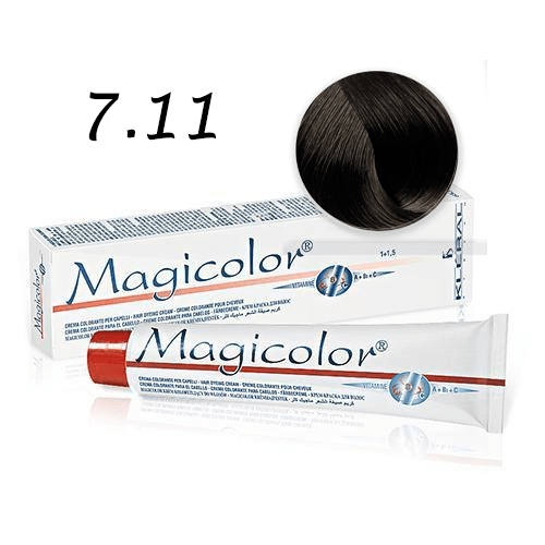 Vopsea  Par Kleral Magicolor 7.11 Blonde Mat 100ml