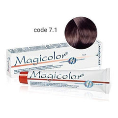Vopsea  de par  Kleral Magicolor 7.1 Ash Blonde 100ml