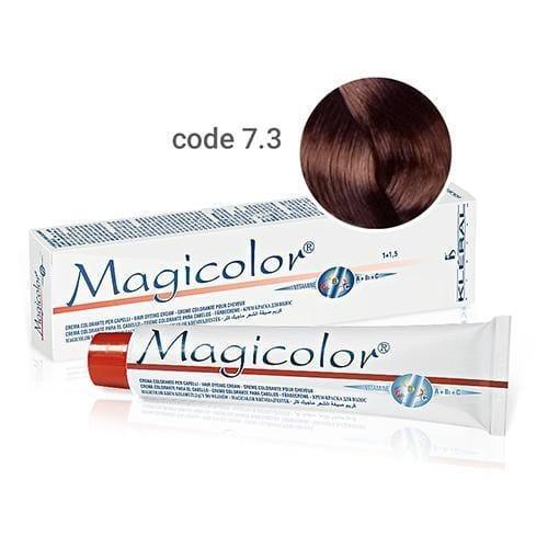 Vopsea  de par  Kleral Magicolor 7.3 Golden Blonde 100ml