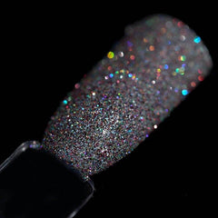 Naillac Pudra Glitter micro Multicolor black