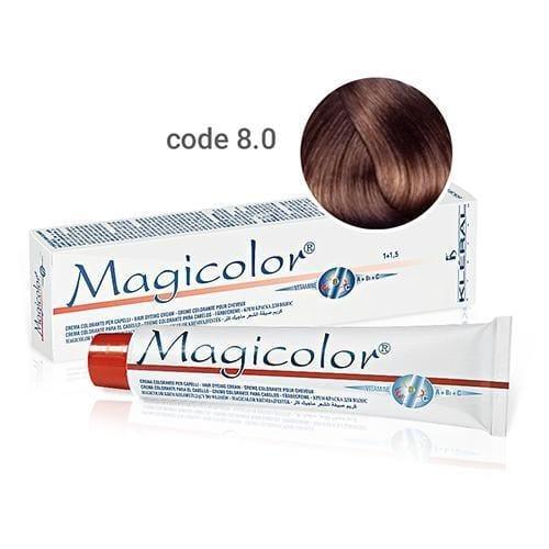 Vopsea  de par Kleral  Magicolor 8.0 Intense Light Blonde 100ml