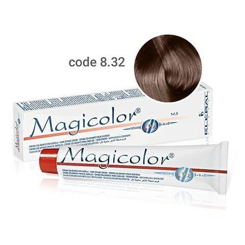 Vopsea de par  Kleral Magicolor 8.32 Irridescent Light Beige Blonde 100ml