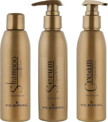 Kleral Travel Kit Semi diLino Sampon,Masca si Ser pentru par