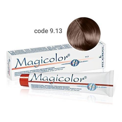 Vopsea de par Kleral Magicolor 9.13 Very Light Blonde Beige 100ml