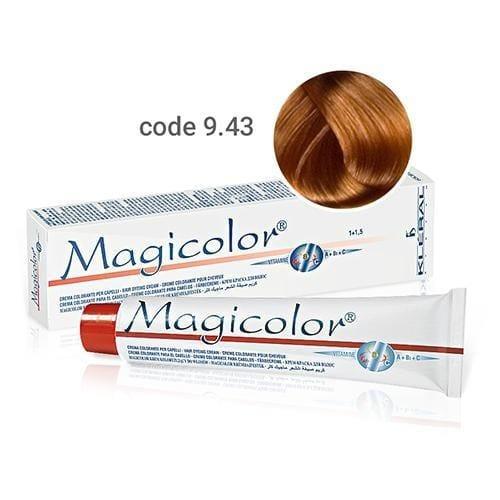 Vopsea de par  Kleral Magicolor 9.43 Ultra Light Copper Blonde100ml