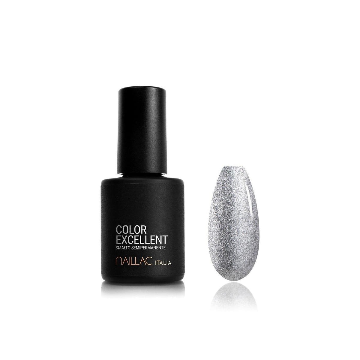 Naillac Oja semipermanenta Silver Diamond Glitter UV / LED 7ml cod 140