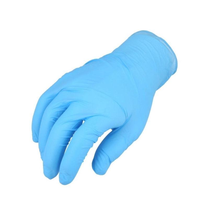FarmaGloves Manusi de examinare nepudrate din nitril de culoare albastra100buc/cutie)