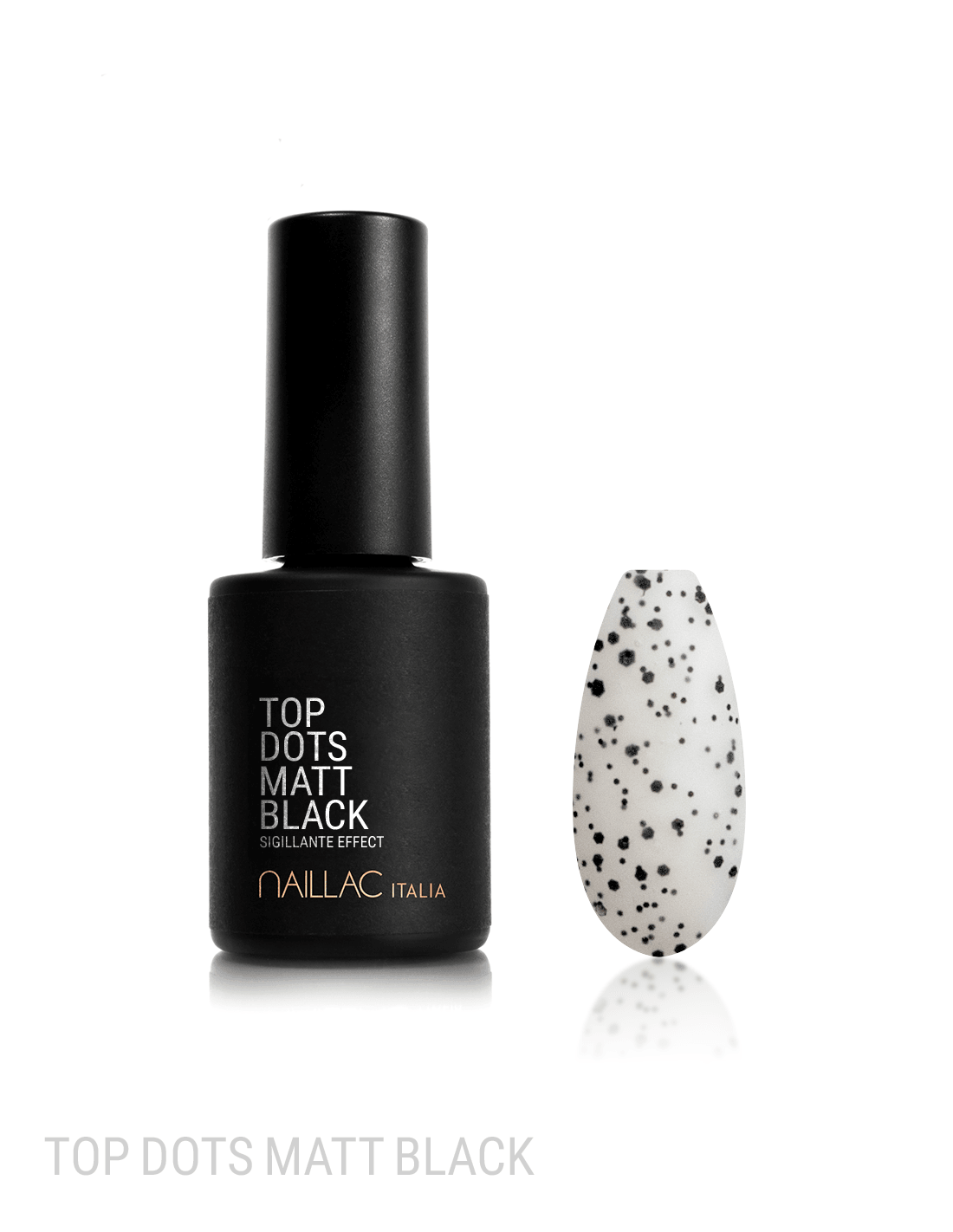 Naillac Top Mat Dots Black UV/LED 15ml