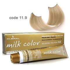 Vopsea  de par fara amoniac Kleral  Milk Color  11.9 Sand Pastel 100ml